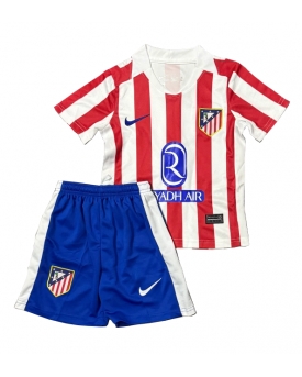 Billige Fotballdrakt Atletico Madrid Replika Hjemmedraktsett Barn 2026-27 Kortermet (med bukser)
